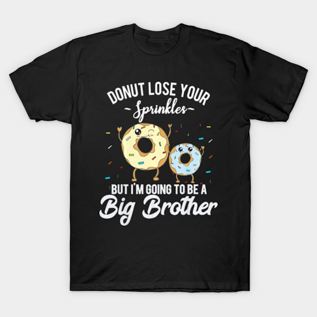 Im Going to Be a Big Brother Shirt Funny Donut T-Shirt by AstridLdenOs